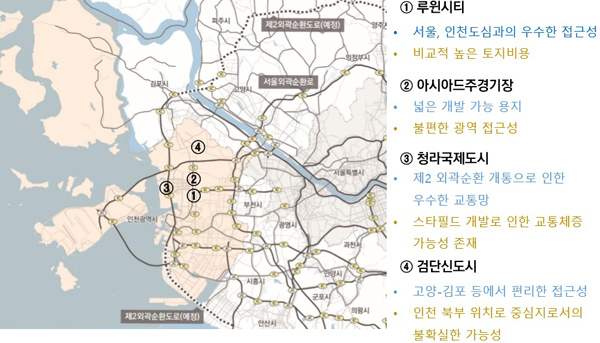 인천지방변호사회가 최근 제안한 '인천고등법원 예정지' 위치도 <조용주 변호사 제공>