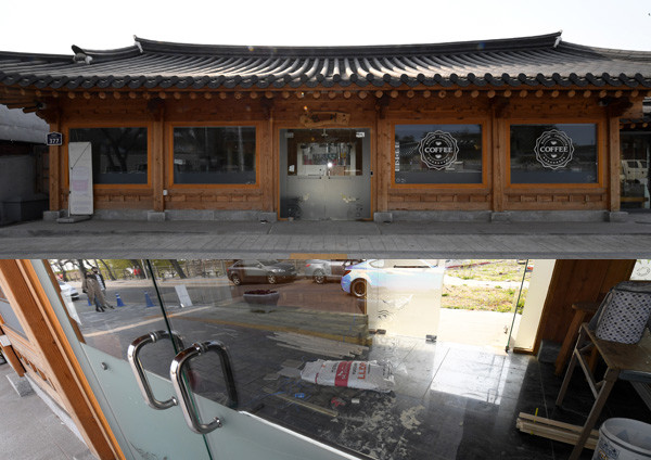 수원시 화성사업소가 셀프 스튜디오로 리모델링하는 공공한옥 화홍사랑채가 15일 닫혀 있다. 홍승남 기자 nam1432@kihoilbo.co.kr