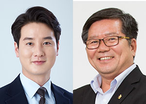 왼쪽부터 경기도의회 김일중·허원 의원