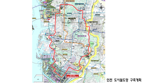 3호선 대순환선 .<2018년 인천도시철도망 보고서>