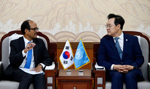 인천시 찾은 UN재난위험경감사무국 대표