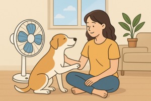 폭염 취약한 반려동물, 외출 전 에어컨 끄고 체온 조절시간 줘야