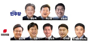 현역 국힘 시장 vs 와신상담 민주 후보