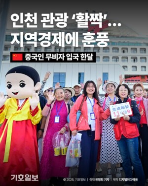 [카드뉴스] 중국인 무비자 입국 한달…인천 관광 ‘활짝’