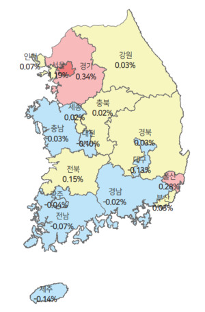 성남 분당구 주택 매매가, 경기도 내 최고 상승률