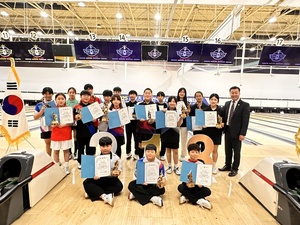 이민성·정한비, 경기도협회장배 볼링대회 남녀 중등부 ‘정상’